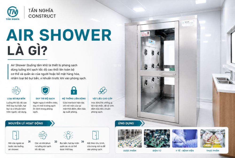 Air shower là gì?