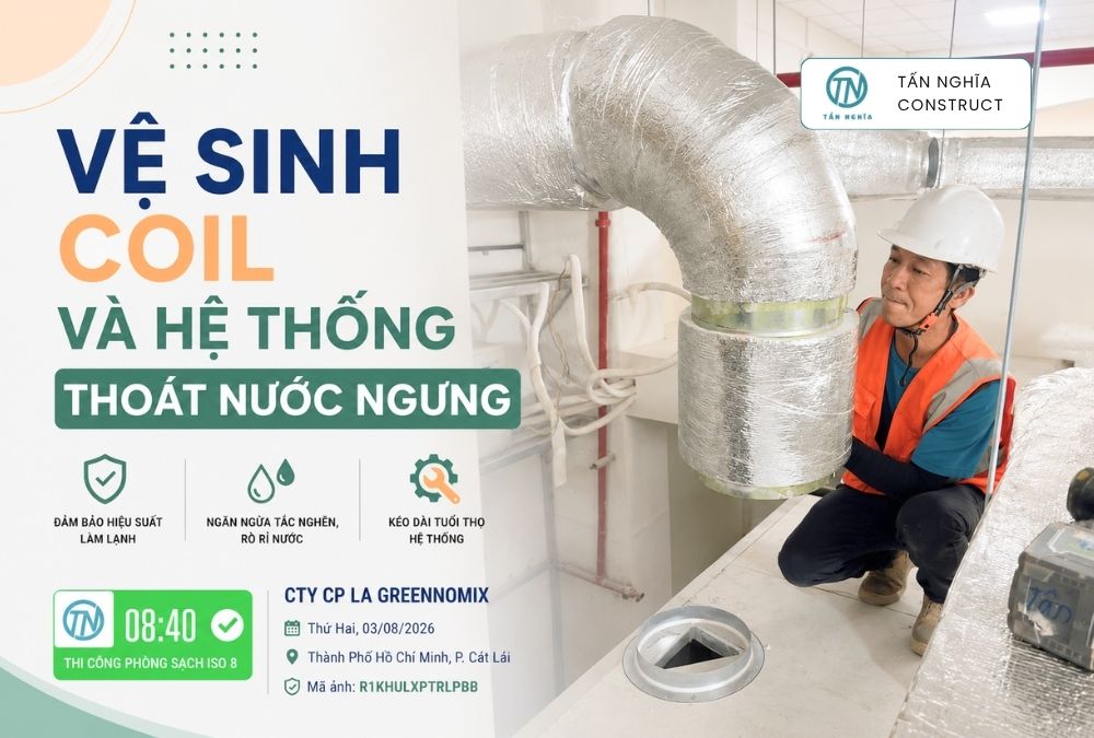 Vệ sinh coil và hệ thống thoát nước ngưng