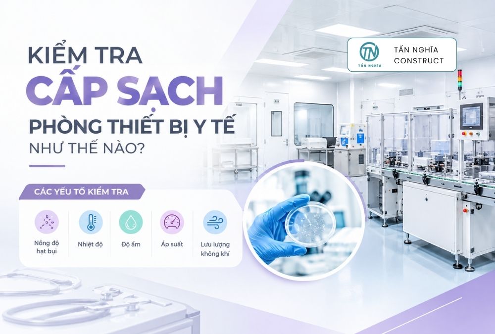Kiểm tra cấp độ sạch trong phòng sạch thiết bị y tế