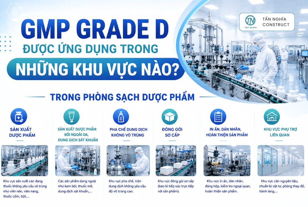 Ứng dụng GMP GRADE D trong phòng sạch thực phẩm