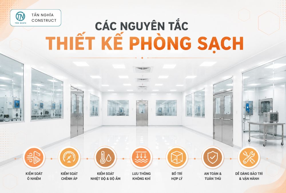 Nguyên tắc thiết kế phòng sạch