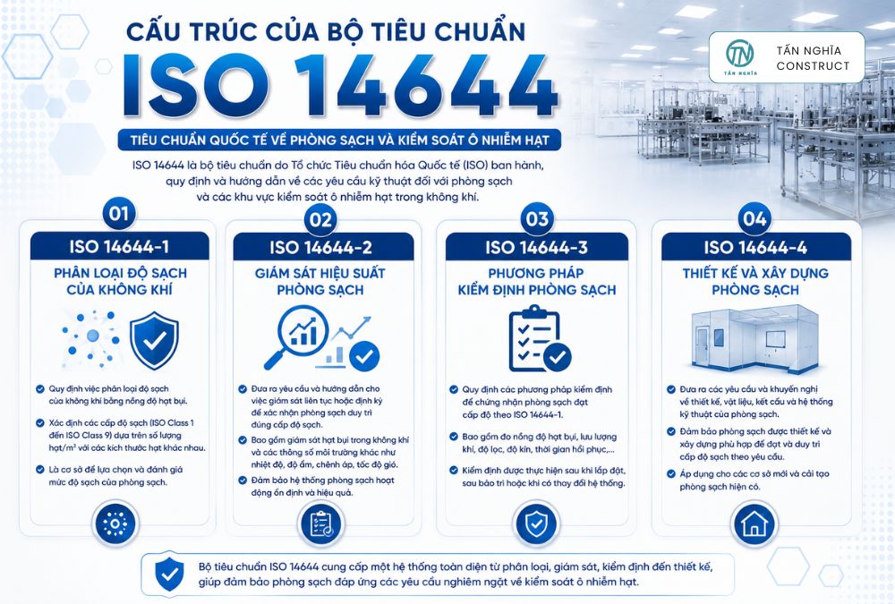 Cấu trúc của bộ tiêu chuẩn ISO 14644