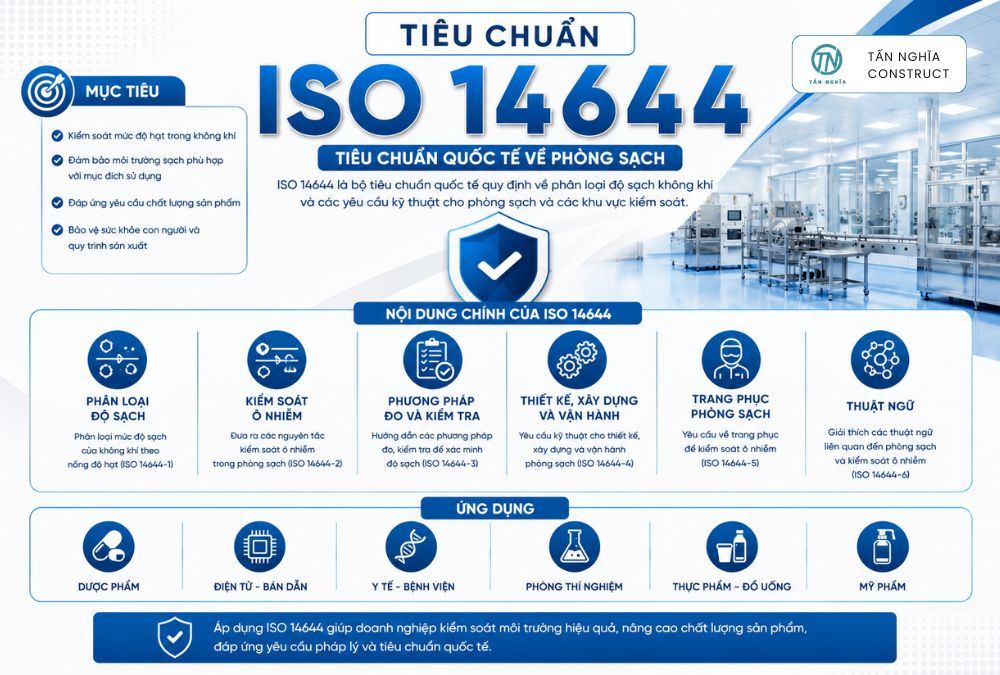 Tiêu chuẩn ISO 14644 là gì?