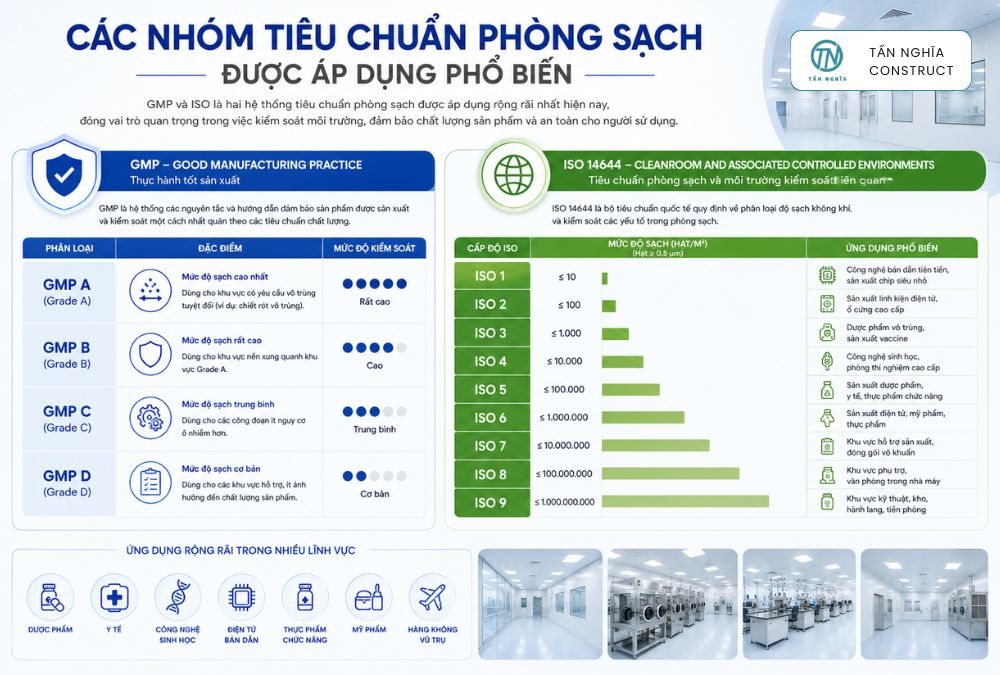 Nhóm tiêu chuẩn được sử dụng rộng rãi