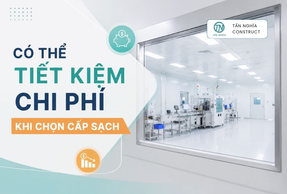 Tiết kiệm chi phí khi chọn cấp độ sạch