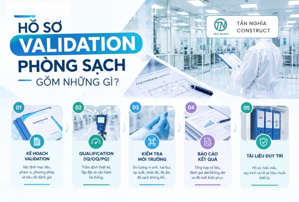 Hồ sơ Validation phòng sạch gồm những gì