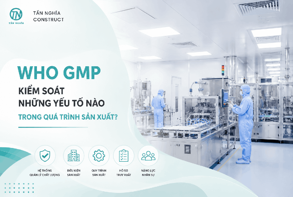 WHO GMP kiểm soát những yếu tố nào trong phòng sạch