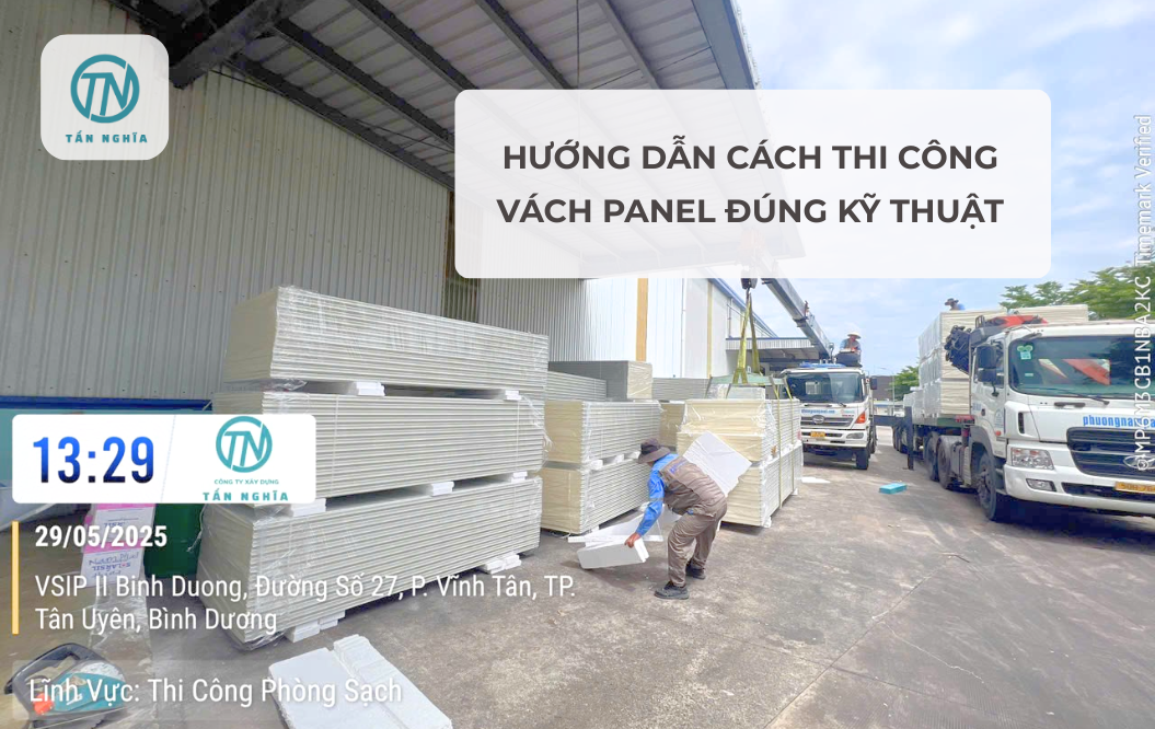 Hướng dẫn cách thi công vách Panel đúng kỹ thuật