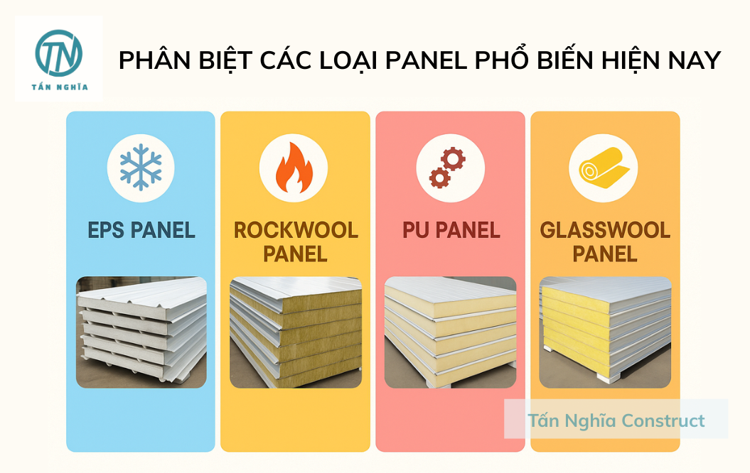 Phân loại các panel phòng sạch phổ biến