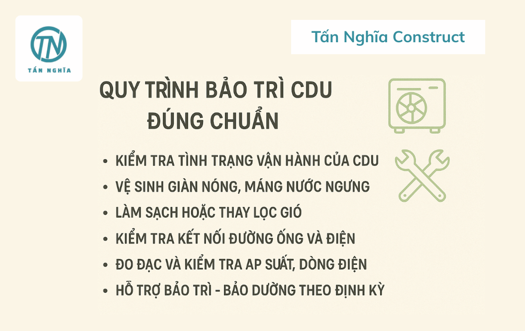 Quy trình bảo trì CDU đúng chuẩn