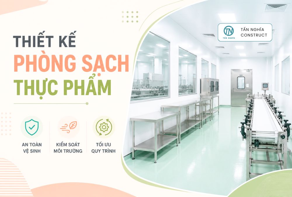 Thiết kế phòng sạch thực phẩm