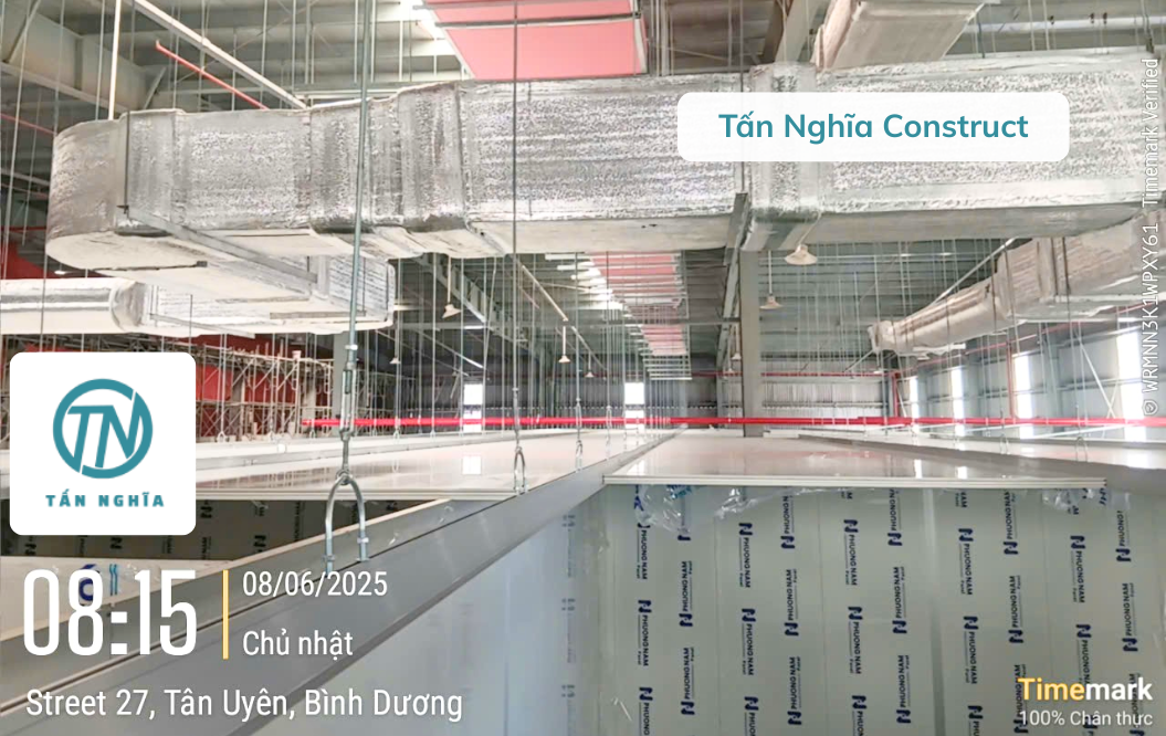 Dự án thi công hệ thống thống gió AHU ngành thực phẩm