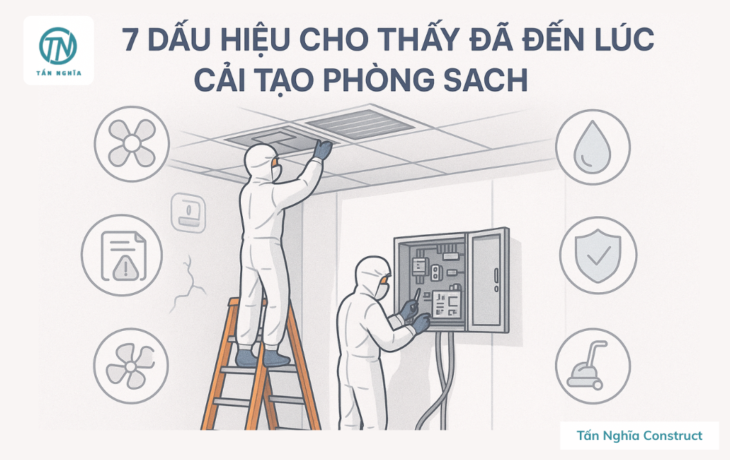 Nâng cấp hệ thống phòng sạch đạt chuẩn GMP