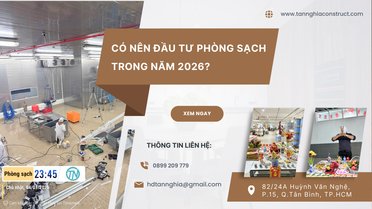 Có nên đầu tư phòng sạch trong năm 2026 hay không?