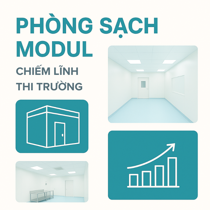 Modul phòng sạch chiếm lĩnh thị trường