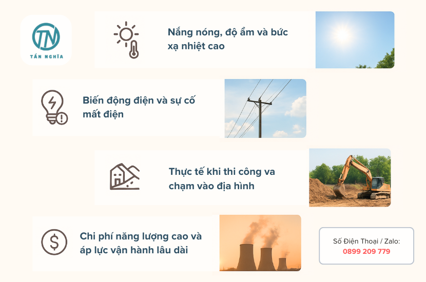 Những áp lực đặc thù của môi trường nhiệt đới Việt Nam