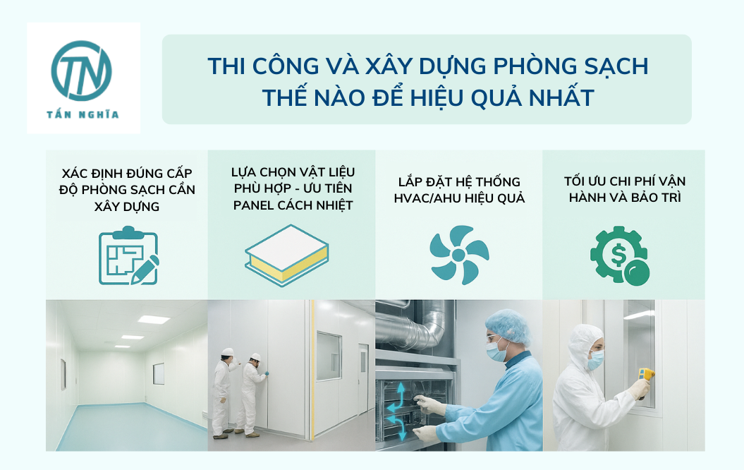 thi công và xây dựng phòng sạch hiệu quả