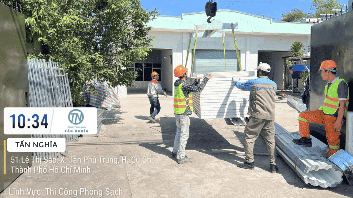 Thi công phòng sạch thực phẩm, dược phẩm, phòng mổ