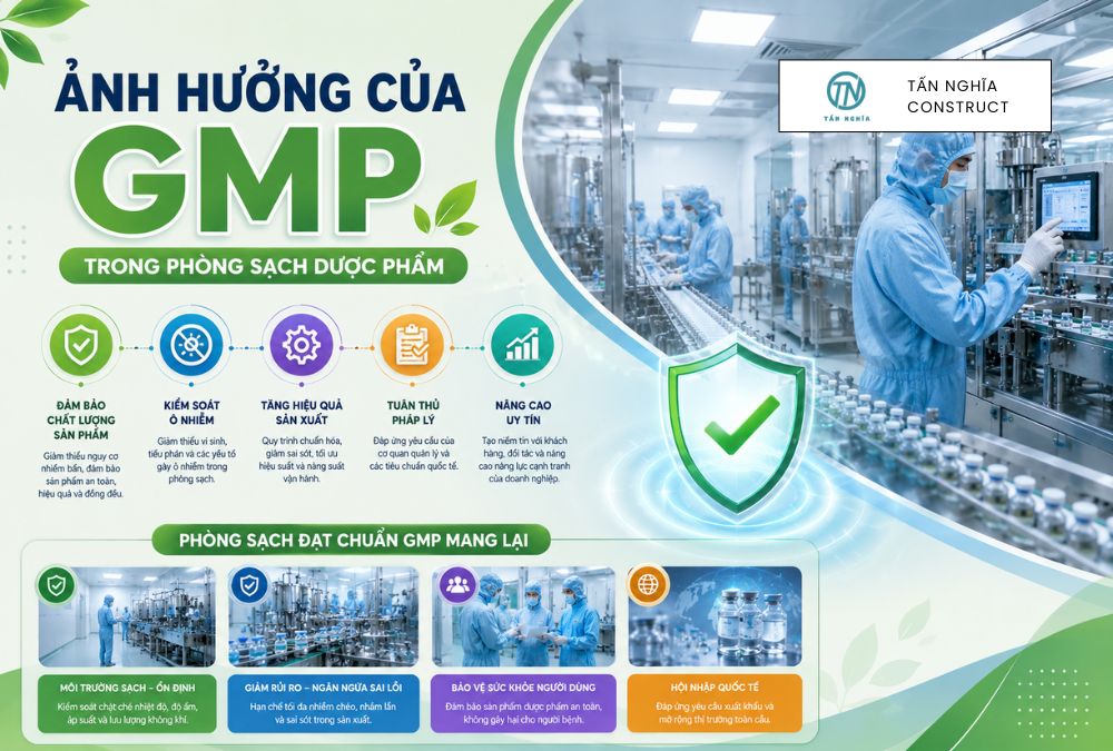 Ảnh hưởng của GMP trong phòng sạch dược phẩm