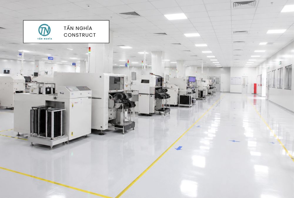Phòng sạch điện tử đạt chuẩn ISO cho dây chuyền SMT