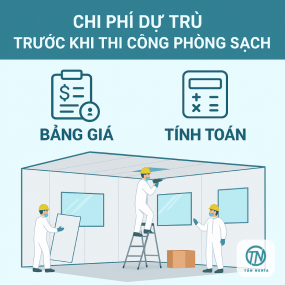 Chi Phí Dự Trù Trước Khi Thi Công Phòng Sạch - Các Yếu Tố Nên Tính Toán
