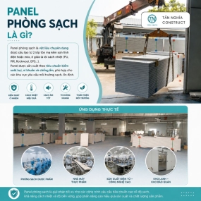 Panel phòng sạch là gì - Ưu điểm và ứng dụng thực tế