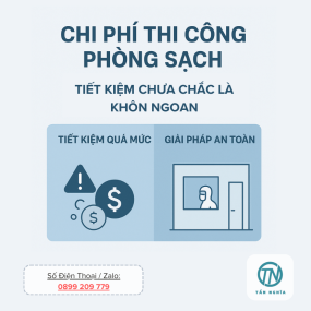 Chi Phí Thi Công Phòng Sạch - Đừng Để Giá Rẻ Khiến Doanh Nghiệp Trả Giá