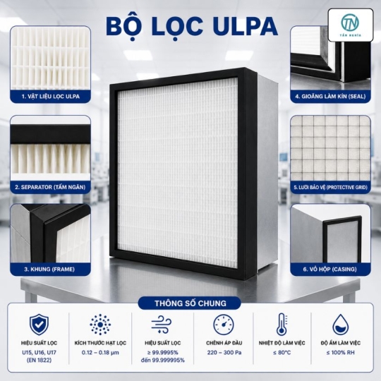 Bộ Lọc ULPA Là Gì? Khi Nào Cần Sử Dụng Trong Phòng Sạch