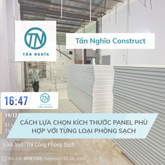 Cách lựa chọn kích thước panel phù hợp với từng loại phòng sạch
