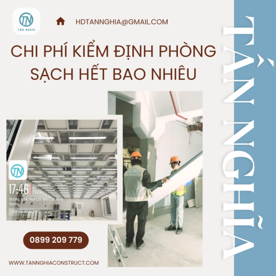Chi phí kiểm định phòng sạch bao nhiêu trong năm 2026?