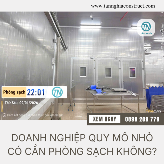 Doanh nghiệp quy mô nhỏ có cần phòng sạch không?