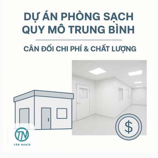 Dự án phòng sạch quy mô trung bình – Cân đối chi phí & chất lượng