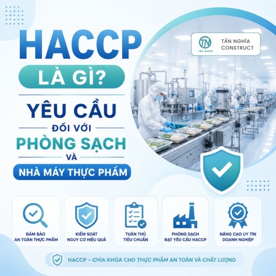 HACCP Là Gì | Yêu Cầu Đối Với Phòng Sạch Và Nhà Máy Thực Phẩm
