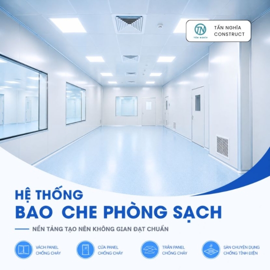 Hệ Thống Bao Che Phòng Sạch: Nền Tảng Tạo Nên Không Gian Đạt Chuẩn