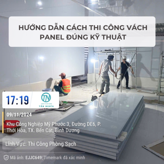 Hướng dẫn cách thi công vách Panel đúng kỹ thuật