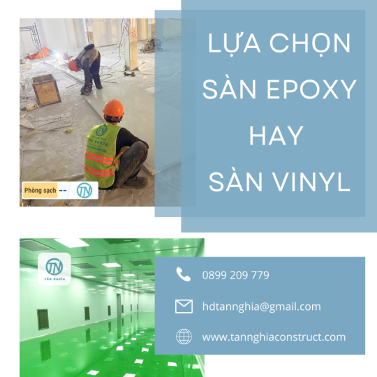 Lựa Chọn Sàn Epoxy và Sàn Vinyl Tối Ưu Cho Phòng Sạch