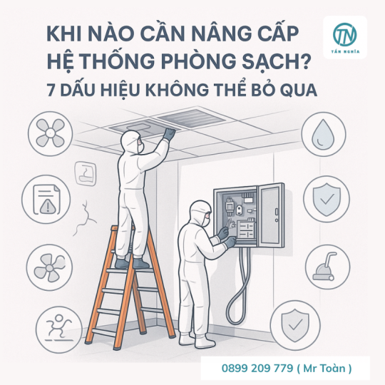 Khi Nào Cần Nâng Cấp Hệ Thống Phòng Sạch? 7 Dấu Hiệu  Không Thể Bỏ Qua