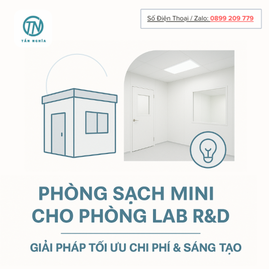 Phòng sạch mini cho phòng lab R&D – Giải pháp tối ưu chi phí và sáng tạo