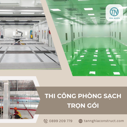 Thi Công Phòng Sạch Trọn Gói Gồm Những Hạng Mục Nào?