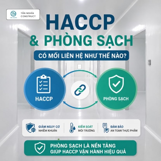 HACCP và phòng sạch có mối liên hệ như thế nào?