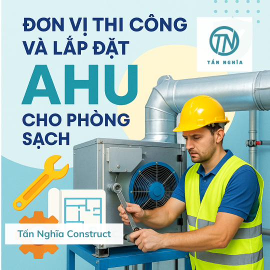 Đơn vị thi công và lắp đặt AHU cho phòng sạch