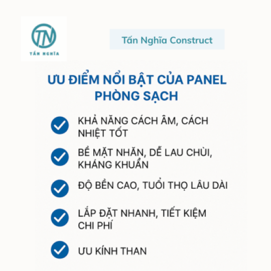 Panel phòng sạch là gì - Ưu điểm và ứng dụng trong xây dựng phòng sạch