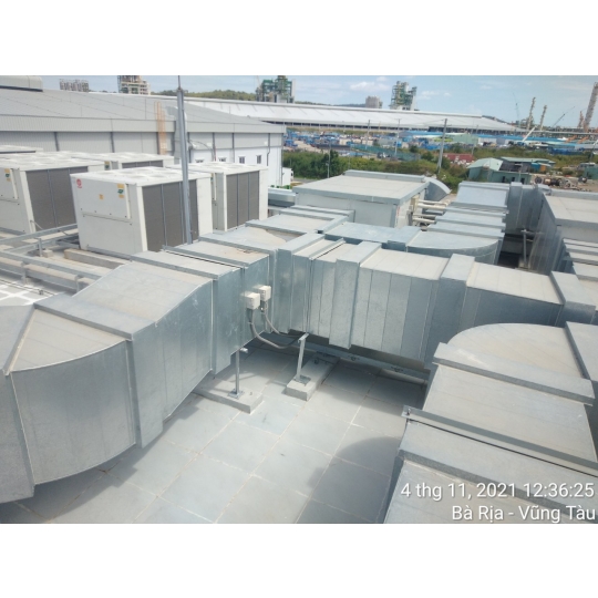 Thi Công Hạng Mục HVAC Ở Lọc Hóa Dầu Long Sơn